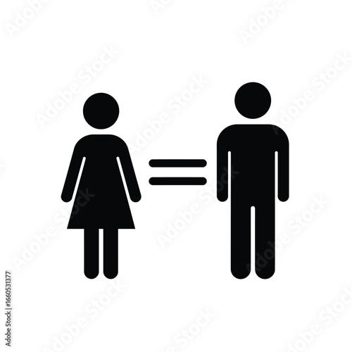 Female male equality symbol gender