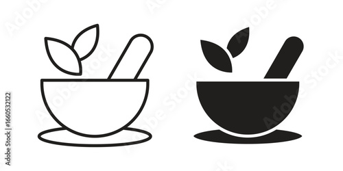 Herbal medicine icon