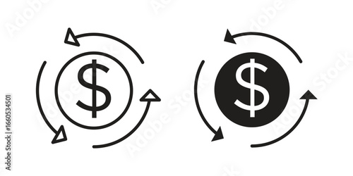 Cash flow icon