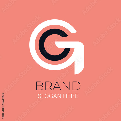 Sleek black background highlights a textured, metallic "G" logo, exuding modern sophistication and elegance. Perfect for branding or minimalist design concepts.