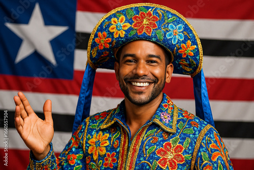 Guerreiro do Bumba Meu Boi em Destaque Festivo