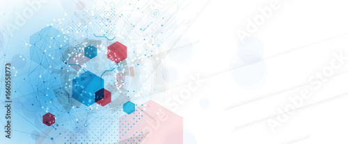 Abstract circuit technology and science concept background