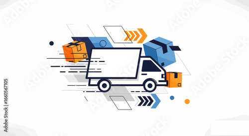 Fast-Tracking Packages with a Delivery Van in a Dynamic Urban Environment - Illustration
