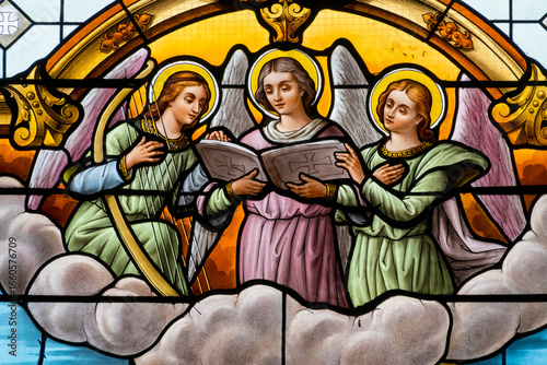Canvas-taulu A choir of angels singing
