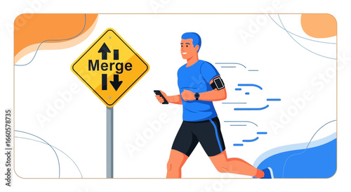 Combining Activity with Urban Awareness, Athlete Engaged with Digital World