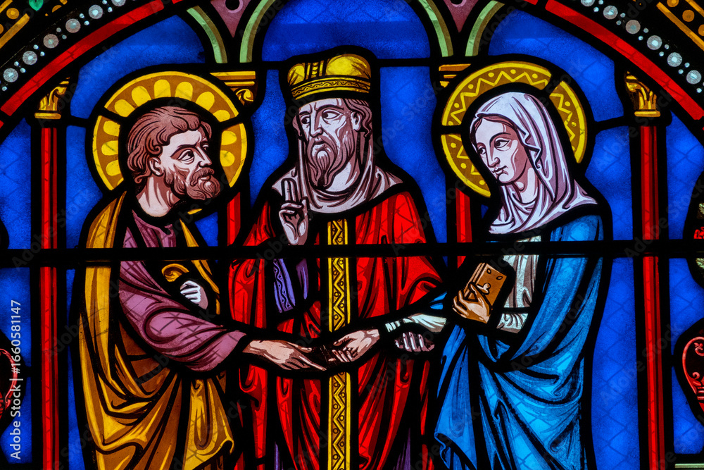 Fototapeta premium The wedding of Mary and Joseph