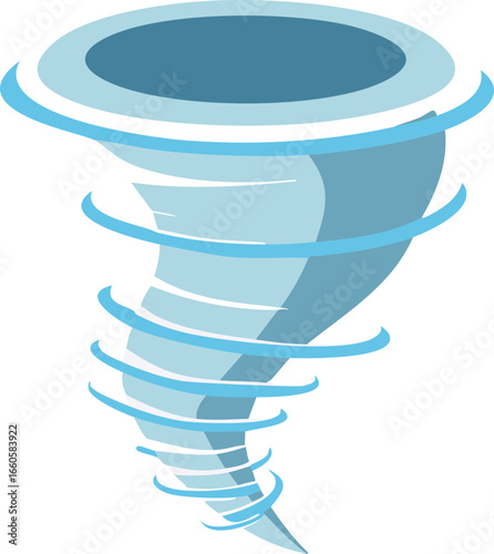 Tornado Icon – Weather, Storm, Natural Disaster Symbol