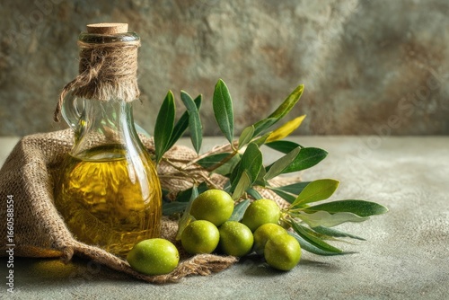 olive oil and olives