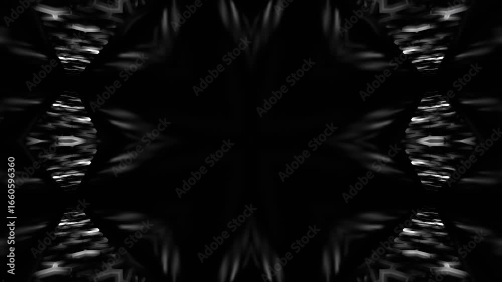 Multi-Layered Tunnel Pulsating in Vibrant Chromatic Waves