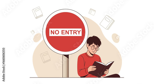 Knowledge Beckons As Reader Ignores Barriers And Embraces Open Books