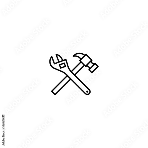 Repair icon flat vector design.