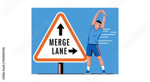 Merge Into Fitness A Metaphorical Journey To Success Through Exercise And Wellness