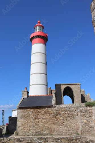 pointe, saint-mathieu, Finistère, phare, vestiges