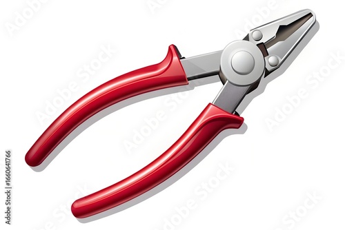 Pliers Vector Illustration on White Background
