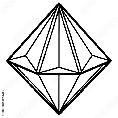 Abstract Mystic Prism Vector Art