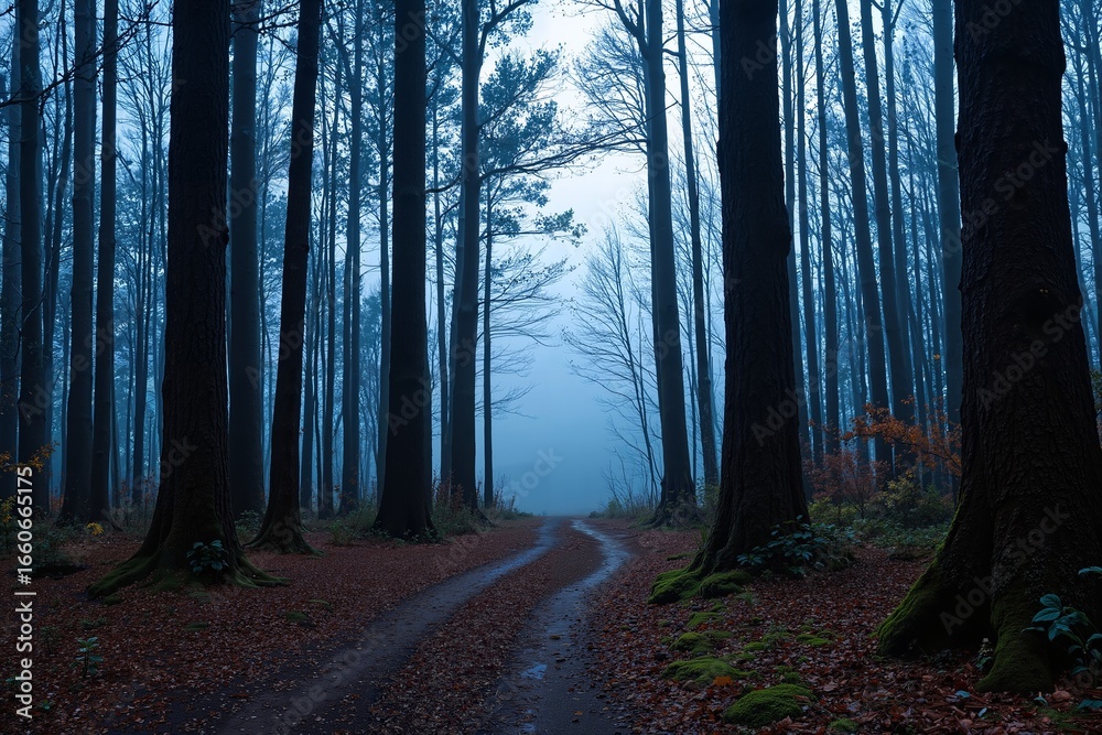 Fototapeta premium Whispering Fog Vale 