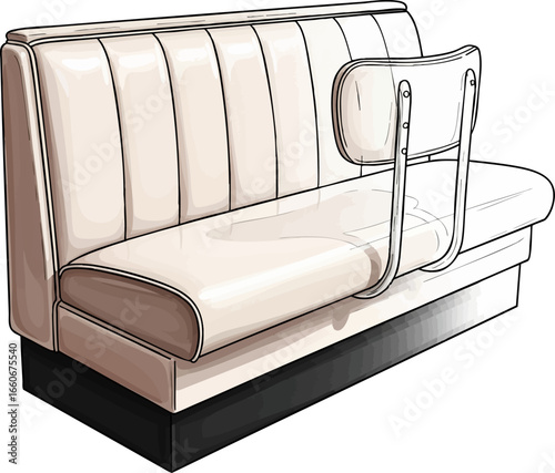 The Diner's Nook A Restaurant Booth Sketch