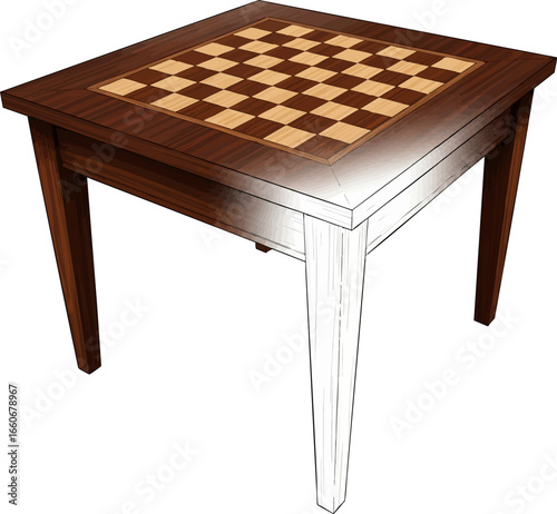 The Game of Kings A Chess Table Sketch