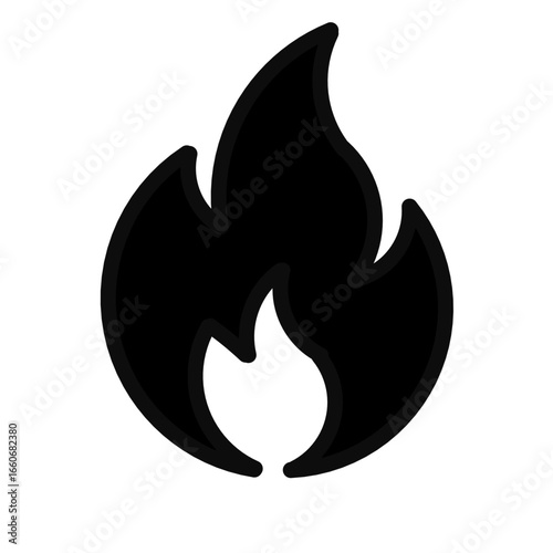 Fire icon ilustration 
