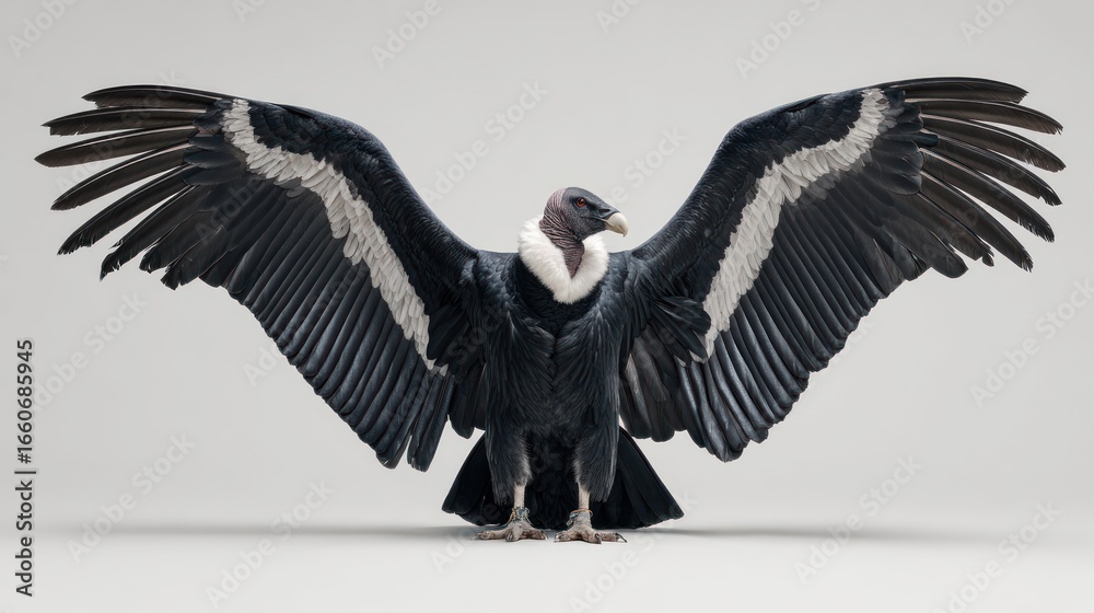Naklejka premium Andean Condor Spread Wings