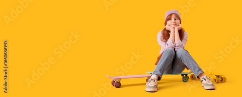 Thoughtful redhead teenage ...