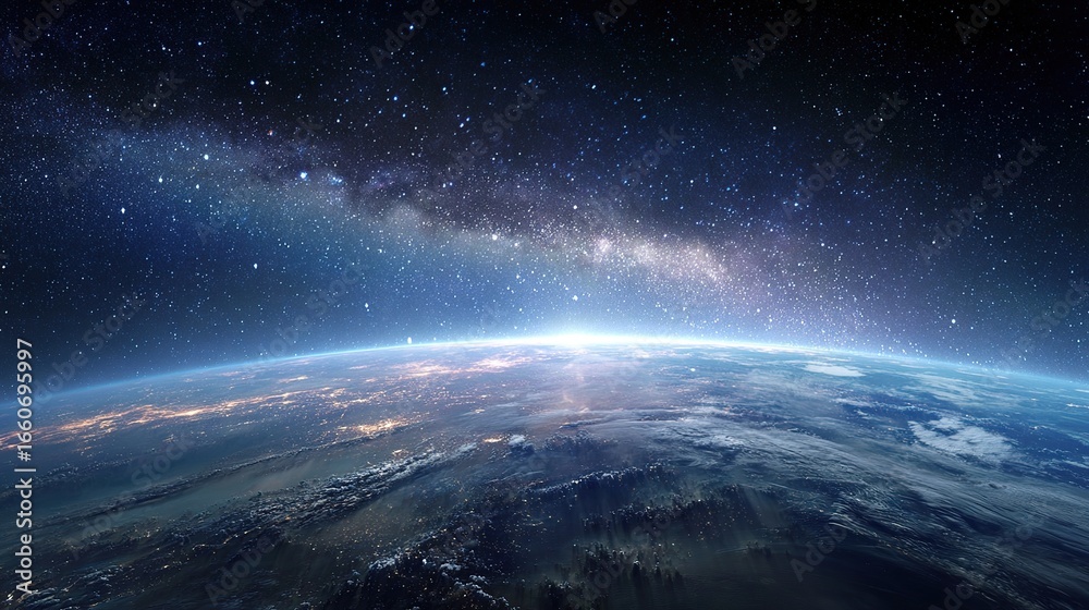 Fototapeta premium planet earth in space
