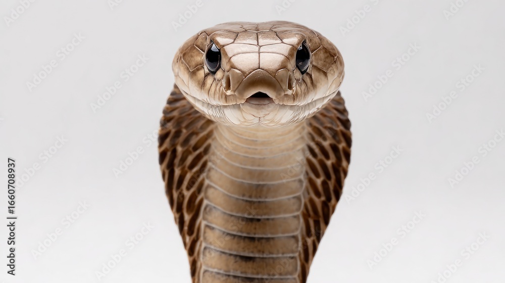 Fototapeta premium Close-up of a cobra's head