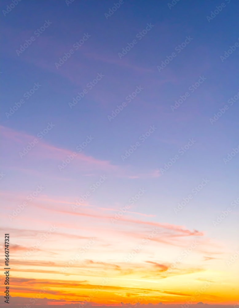 Obraz premium Colorful sunset sky