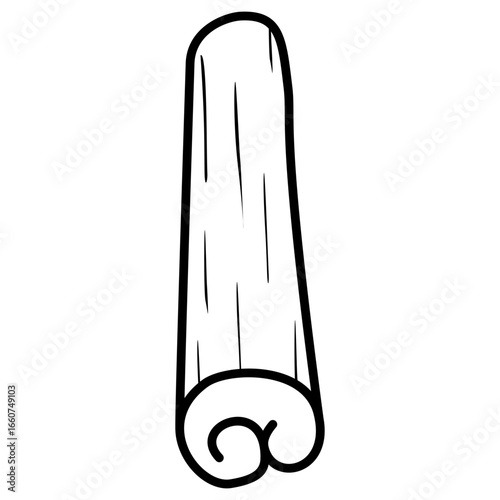 illustration of cinnamon 