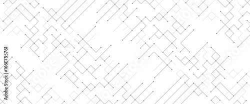 Vector graphic design element with linear squares pattern