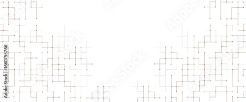 Vector graphic design element with linear squares pattern