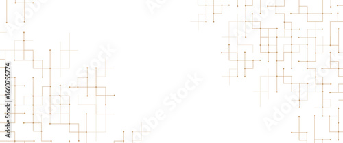 Vector geometric squares technology pattern design