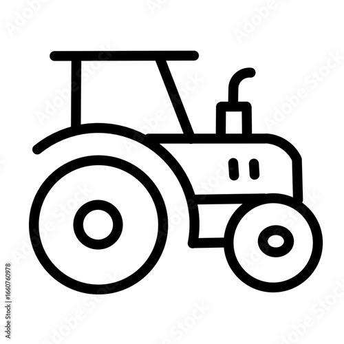 tractor isolated on white background