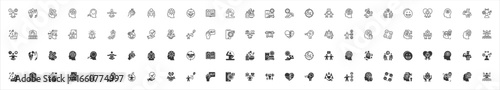 Coping strategy icon collection set outline and black solid style. Containing stress management, problem solving, emotional regulation, mindfulness, meditation, self care, exercise, guided imagery.