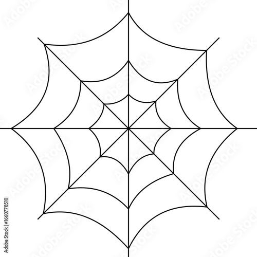 spider web cartoon element