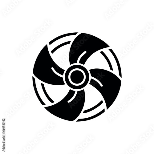 Fan Blades Icon Vector
