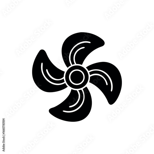 Fan Blades Icon Vector