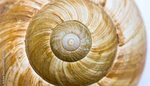 Close-up of a snail shell