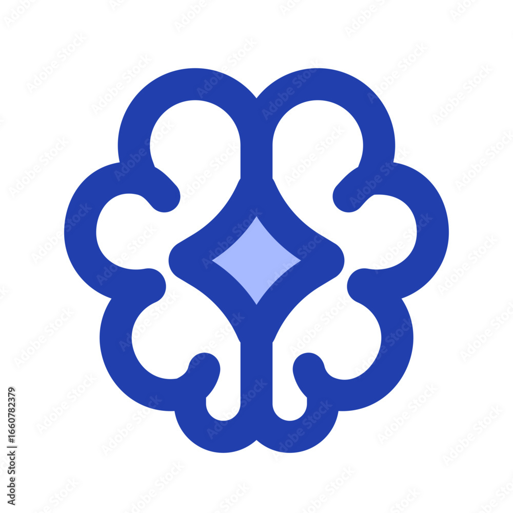 Fototapeta premium memory blue icon