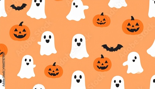 seamless halloween pattern