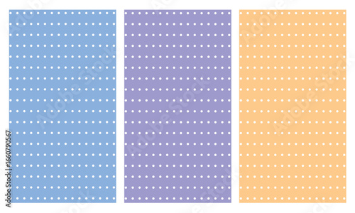 patron de puntos con fondos de distinto color 