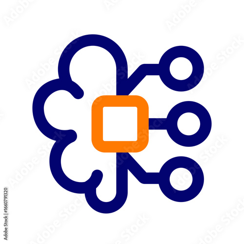 deep learning duotone icon