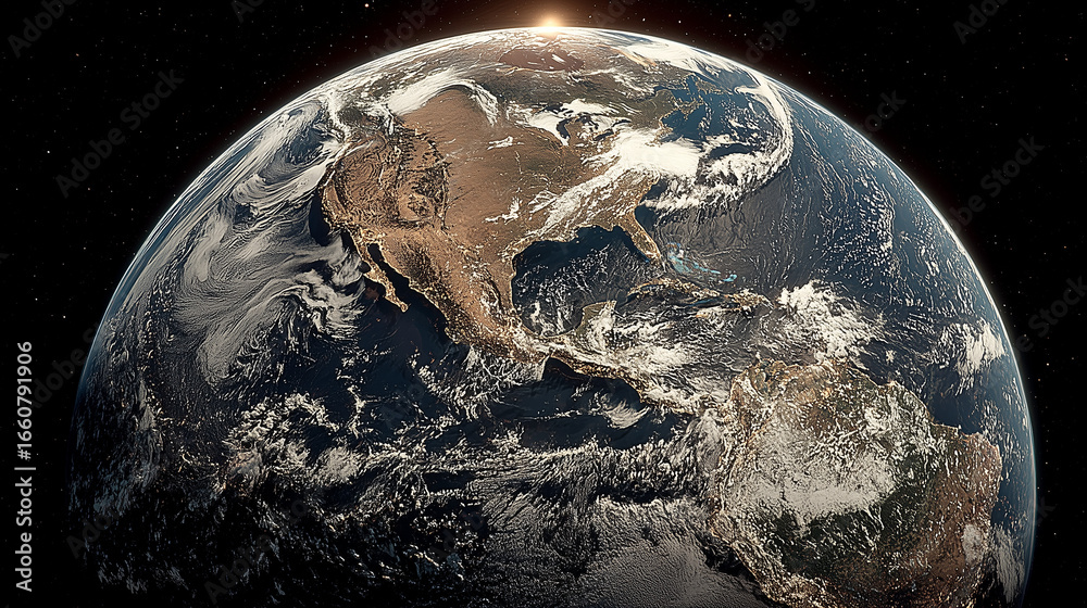 Obraz premium Earth’s Pulse - The Rhythm of a Living Planet