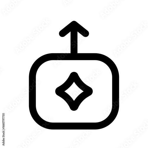 upscale line icon