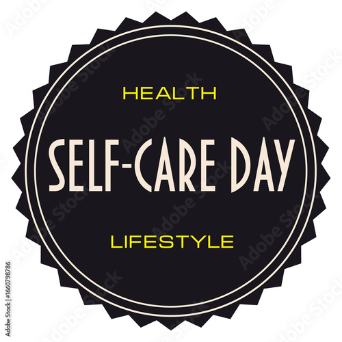 Self-Care Day sticker