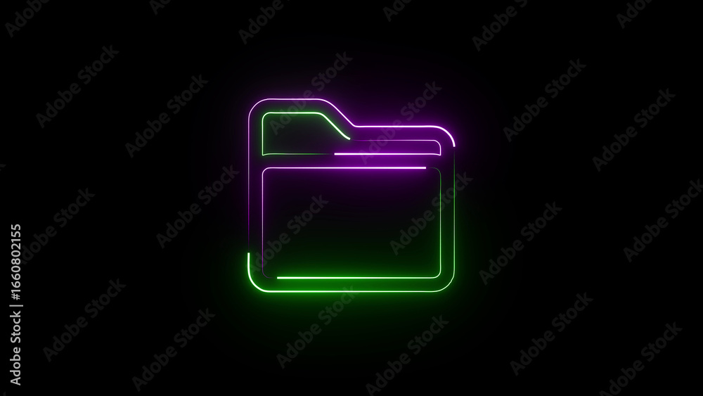 A vibrant neon file icon with glowing edges, bold blue and pink hues, set against a dark background, representing digital documents in a sleek, futuristic style.
A vibrant neon file icon with glowing edges, bold blue and pink hues, set against a dark background, representing digital documents in a sleek, futuristic style.
