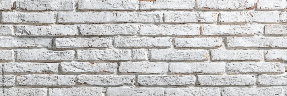 Obraz premium White brick wall texture