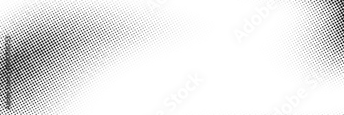 Wallpaper Mural Grunge halftone gradient. Distressed vanishing grit noise background. Retro pixelated bitmap backdrop texture. Black and white sand wallpaper. Vector textured gritty surface. Anime manga comic overlay Torontodigital.ca