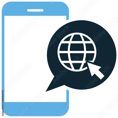 Internet application icon vector for software, mobile apps, and web services. A collection of digital tools for illustrating web development, user interfaces, and online platforms.
