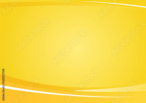 simple curved gradient yellow vector background
